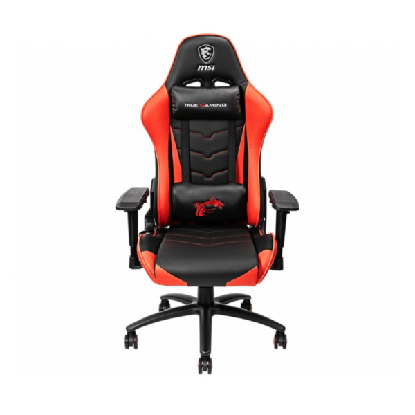 MSI mag ch120 gaming chair, PVC Leather, Steel Base, 180° Reliable Backrest, Class-4 Gas Lift Piston,Tilt Lock