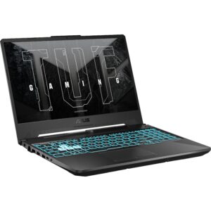 ASUS TUF FA506NF-HN015 Gaming, AMD Ryzen 5-7535HS, 8Gb Ram, 512Gb SSD, Nvidia Geforce RTX 2050 4GB Graphics, 15.6" inch FHD 144Hz Display, Eng/Arb keyboard, DOS, Mecha Grey
