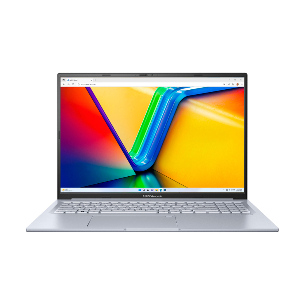 Asus Vivobook 16X K3605VU-WS96, Intel Core i9-13900H, 16Gb Ram, 1TB SSD, Nvidia Geforce RTX 4050 6Gb Graphics, 16" inch WUXGA 120Hz Display, Windows11, Backlit Keyboard FP Reader, Cool Silver