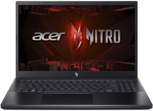 Acer Nitro V 15 Gaming Laptop, Intel Core i9-13900H, 16Gb Ram, 512 GB SSD, NVIDIA GeForce RTX 4060 8GB Graphics, 15.6″ IPS FHD 165Hz Display, Dos, Obsidian Black